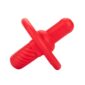 Red rubber chew toy for dogs