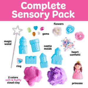 Sensory pack with clay, molds, and accessories.
