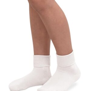 Jefferies Socks - Smooth Toe Organic Cotton Turn Cuff Socks - 1 Pair