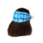Starry blue headband on mannequin head