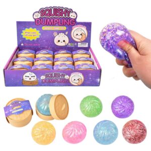 Sparkling Extras - Mini glitter MYSTERY DUMPLINGS Squishy Stress Relief Toy
