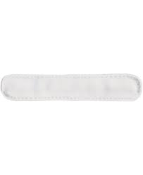 White reusable sanitary pad, long and rectangular