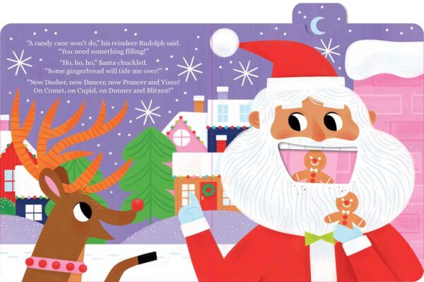 simon & schuster santa snack by