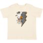 Halloween shirt with ghost, spider web, and pumpkin design