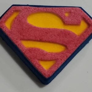 Fizz Bizz - Blue Raspberry Scented Super Man Bath Bomb