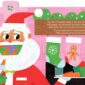 simon & schuster santa snack by