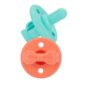 Colorful silicone pacifiers with bow design
