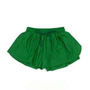 Blended Spirit Children’s Clothing - Mesh Butterfly Shorts - Green