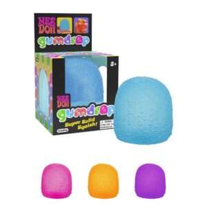Nee Doh gumdrop squishy toys in assorted colors.