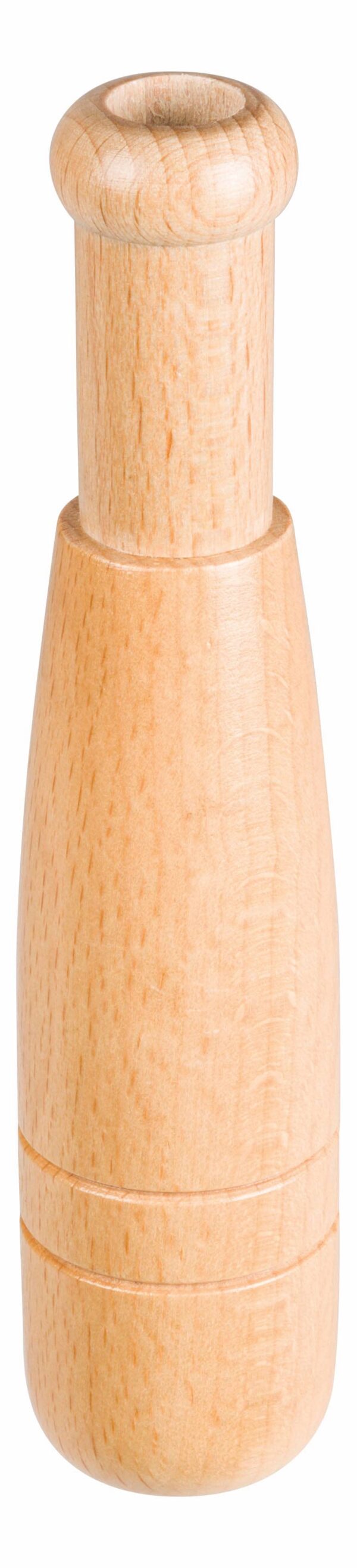Wooden bottle stopper with rounded top