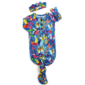 Colorful butterfly baby gown and headband set