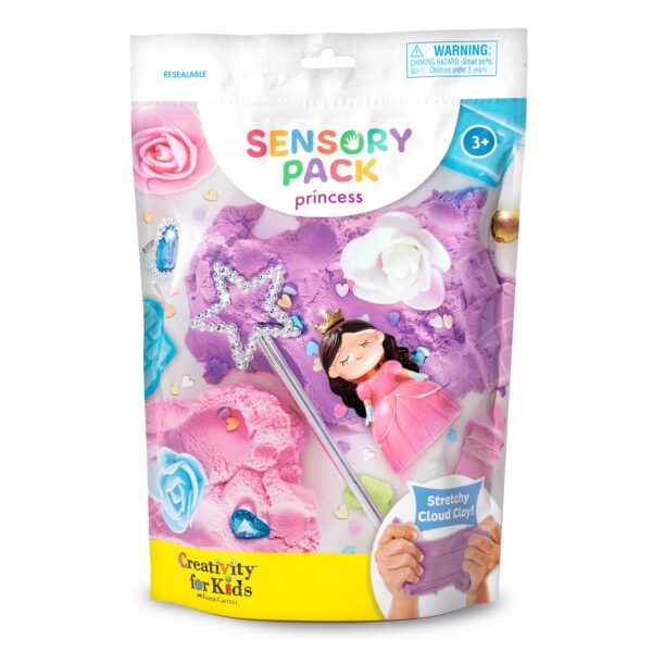 faber castell / creativity for kids sensory pack princess on the go play set for kids Princess sensory pack with clay and accessories.