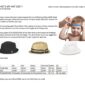 Child's head measurement guide for hat sizing.