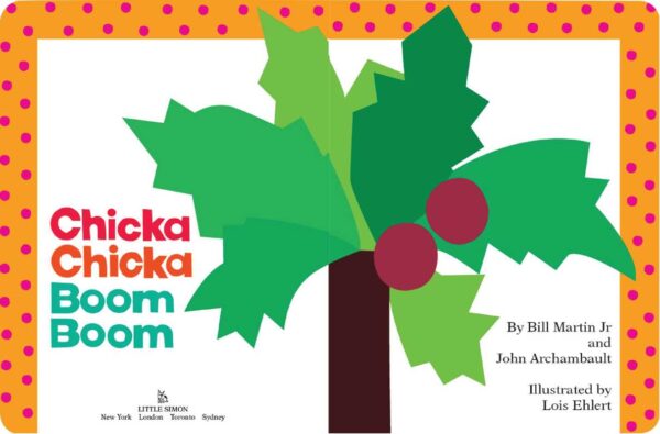 simon & schuster chicka chicka boom boom by bill martin jr.