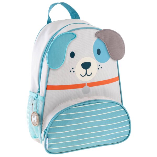 stephen joseph gifts sidekick backpacks Kids' dog-themed backpack with blue accents.