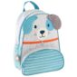 Kids' dog-themed backpack with blue accents.