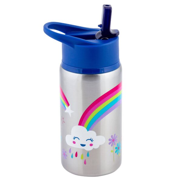 stephen joseph gifts stainless steel water bottles Kids' water bottle with rainbow design