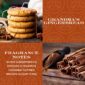 Stack of gingerbread cookies with spices.