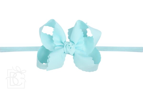 beyond creations 4.5" scalloped edge bow