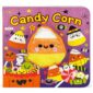 Halloween candy corn themed children's book cover