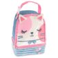 Cute cat face lunch bag for kids.