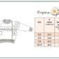 Children's sweater measurement chart with graphic.