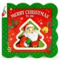 Santa Christmas card with festive decorations