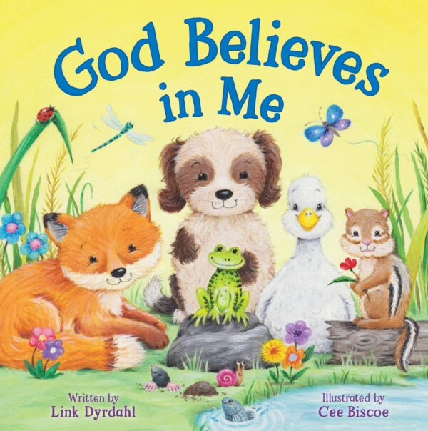 kidsbooks publishing god believes in me Animals gathered with 'God Believes in Me' title.
