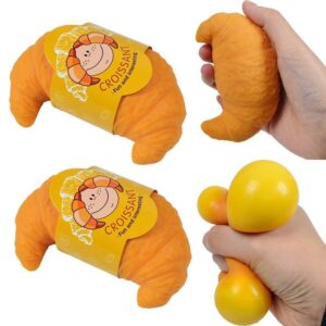 Sparkling Extras - Croissant Squishy Squeeze Toy Fidget Toy