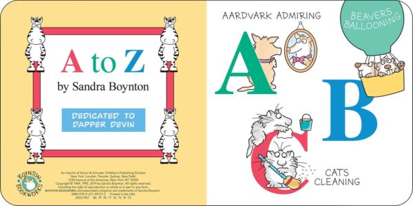simon & schuster a to z by sandra boynton simon & schuster a to z by sandra boynton