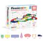PicassoTiles magnetic building block race track set
