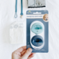 Silicone baby pacifiers and baby products displayed.