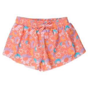 Colorful floral pattern shorts for kids