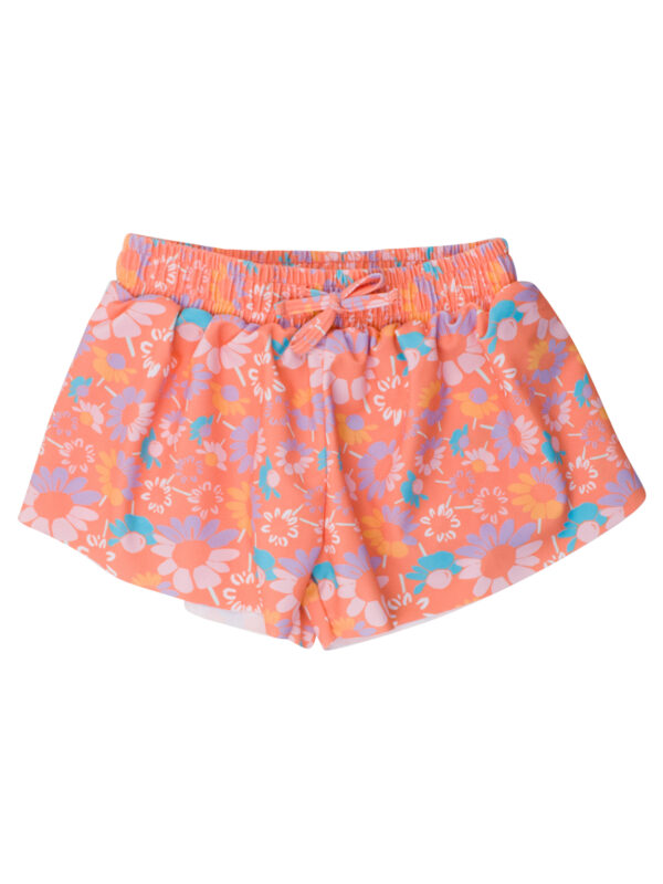 Colorful floral pattern shorts for kids