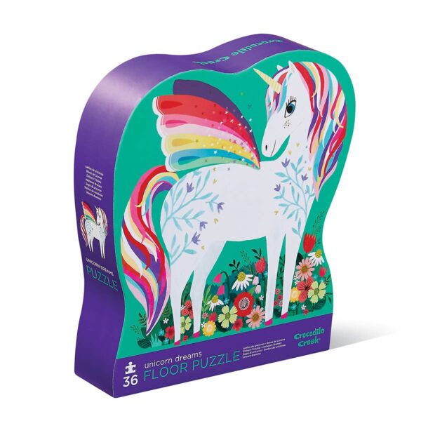 crocodile creek inc. 36 piece puzzle unicorn dreams