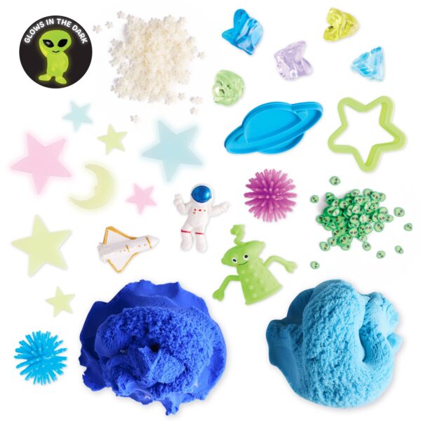 faber castell / creativity for kids sensory pack outer space on the go play set for kids Glow-in-the-dark space toys and accessories for kids.