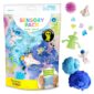 Outer space sensory pack for kids with clay.