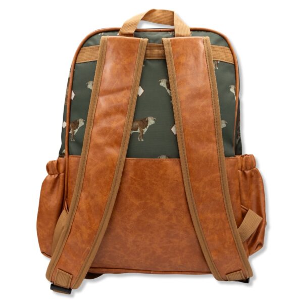 cowkid clothing co hereford bull backpack
