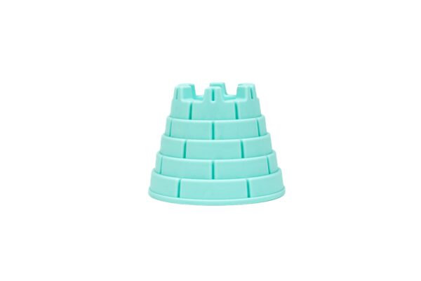 toysmith toysmith 6 piece set ship sand bucket set Blue sandcastle mold for beach fun.