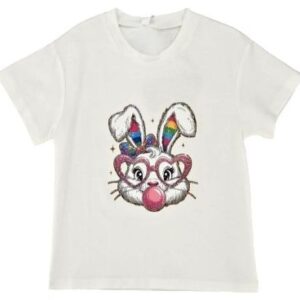 ML Kids - Rhinestone Bubblegum Bunny Tee