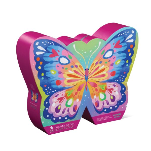 crocodile creek inc. 36 piece puzzle butterfly garden