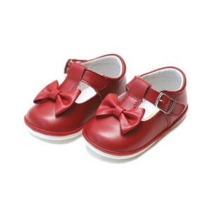 L'Amour - Minnie Bow Mary Janes - Red