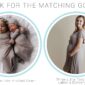 Matching gowns for babies and pregnant mothers