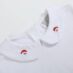 White shirt with Santa collar embroidery