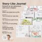 Story-Like Journal with baby memories and chapters.