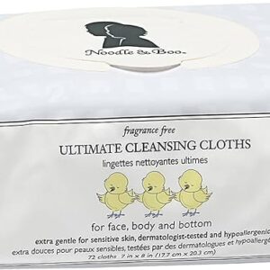 Ultimate Cleansing Cloths for sensitive skin, fragrance-free.