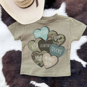 Buckin Baby Wholesale - Camo Hearts (valentines)