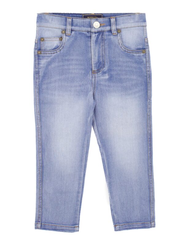Light blue denim jeans for kids.