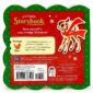 Vintage Christmas storybook cover with festive design.