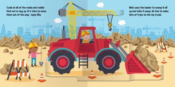 simon & schuster trucks & diggers: pop up book by simon & schuster trucks & diggers: pop up book by